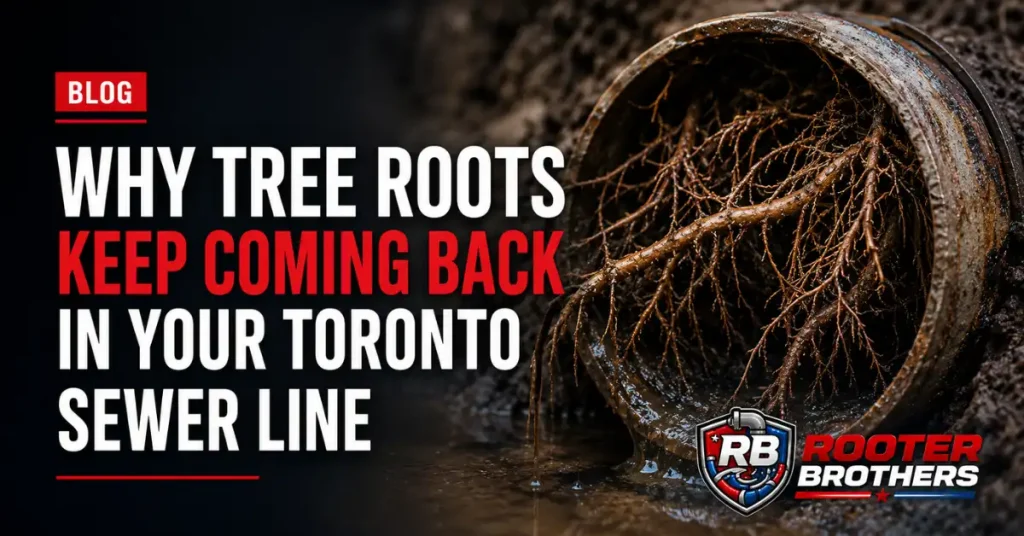 Why Tree Roots Keep Coming Back in Your Toronto Sewer Line