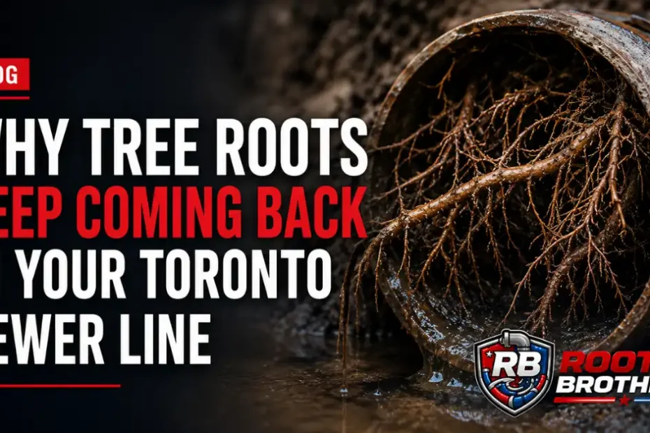 Why Tree Roots Keep Coming Back in Your Toronto Sewer Line
