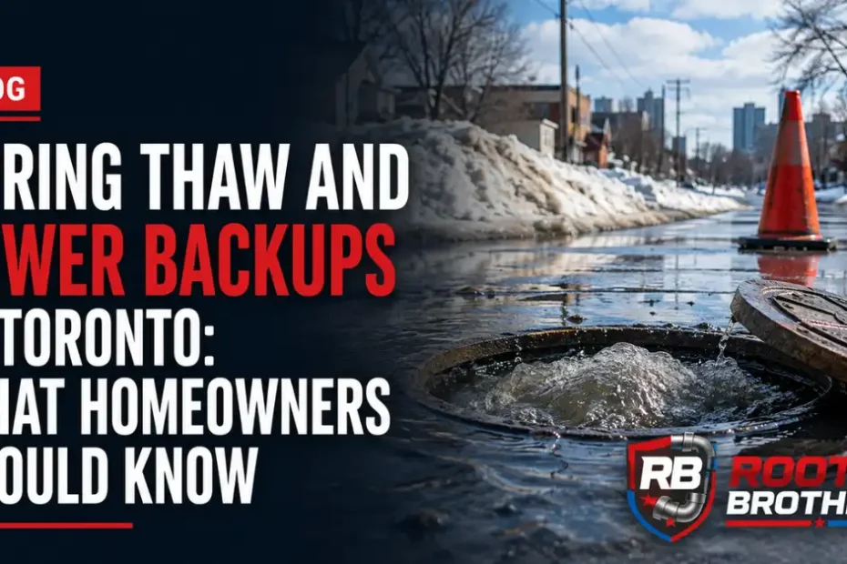 Spring Thaw and Sewer Backups in Toronto: What Homeowners Should Know