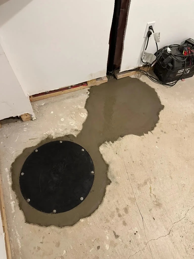 sump pump pit installation toronto basement