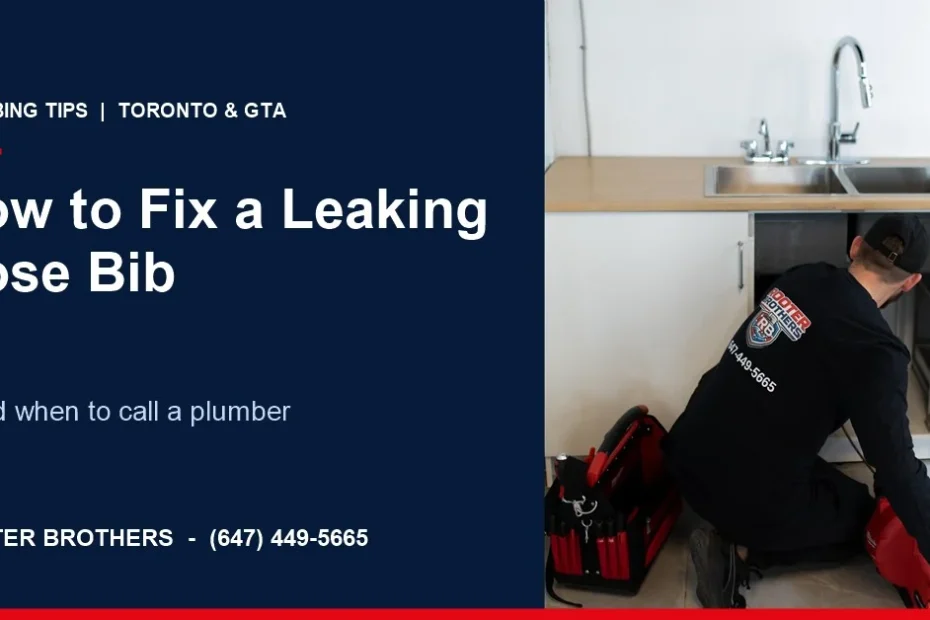 How to fix a leaking hose bib, Rooter Brothers plumbing tips for Toronto